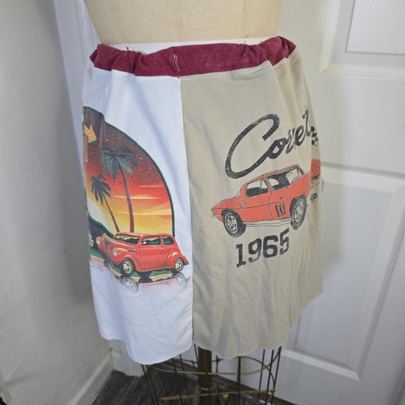 Dresses & Skirts - Upcycled t-shirt Chevrolet,‎  Corvette , In & Out Burgers  Streetwear. One Size